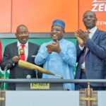 Jim Ovia: Founder/chairman, Zenith Bank, reaffirms strong commitment to shareholder value at the NGX closing gong ceremony