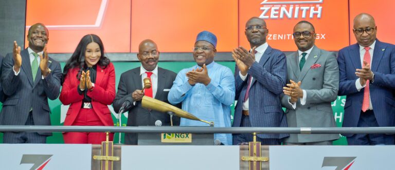 Jim Ovia: Founder/chairman, Zenith Bank, reaffirms strong commitment to shareholder value at the NGX closing gong ceremony