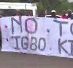 Violent protest in South Africa over alleged coronation of Igbo king