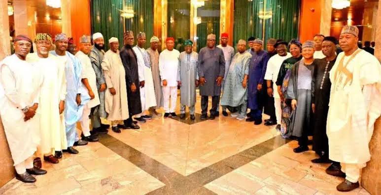 Tinubu meets APC governors in Aso Rock